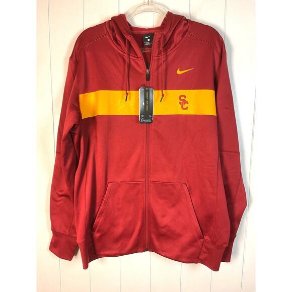 NWT Nike On Field Apparel USC Full Zip Track Jacket Size Large - Picture 1 of 7